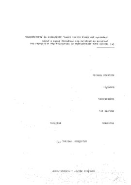 Relatório parcial das atividades do convênio 281/CT (Fiocruz-Finep)