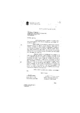 Carta de Sergio Goes de Paula; Antônio Sergio da Silva Arouca (Coordenador da Finep/Peses; Coorde...
