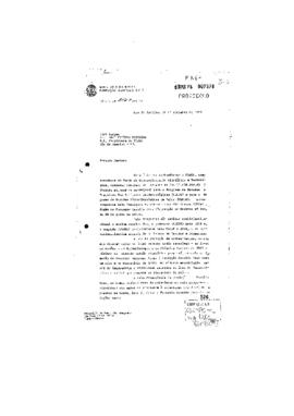 Ofício de Vinicius da Fonseca (presidente da Fiocruz) para José Pelúcio Ferreira (presidente da F...