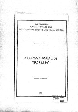 Programa anual de trabalho: Aprovação do regimento interno da Fiocruz