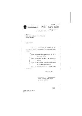 Carta de Antonio Sergio da Silva Arouca (coordenador do Peses) para Fabio Celso de Macedo Soares ...