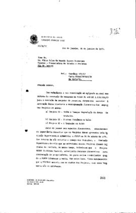 Carta de Guilardo Martins; Antônio Sergio da Silva Arouca (Vice-presidente da Fiocruz; coordenado...